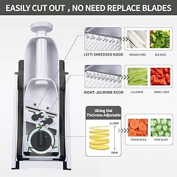 Mandoline Slicer Safe Vegetable Cutter