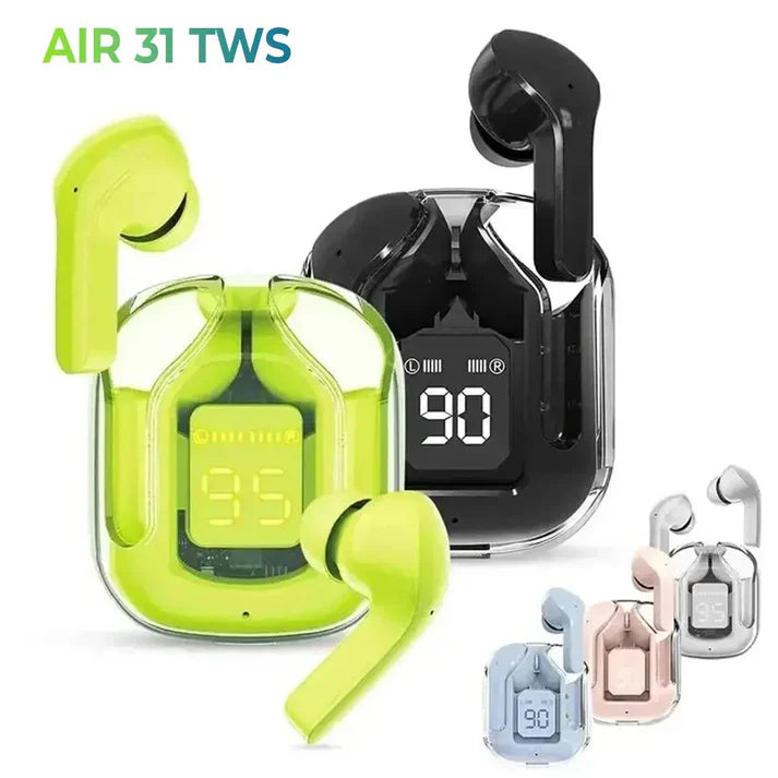 Air 31 Transparent Earbuds with Pouch