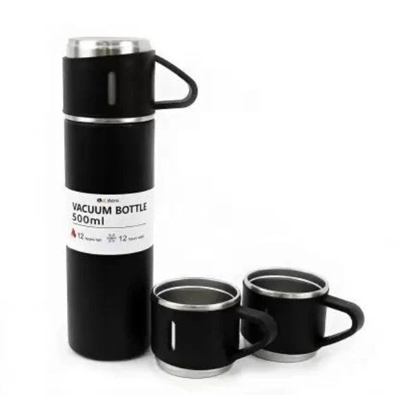 3 in 1 Vaccum Insulated Thermo Flask Set