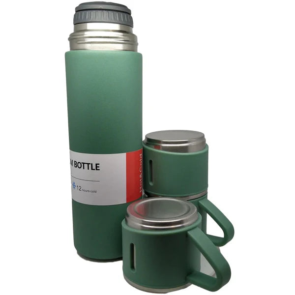 3 in 1 Vaccum Insulated Thermo Flask Set