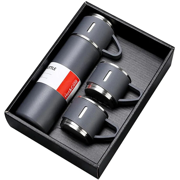 3 in 1 Vaccum Insulated Thermo Flask Set