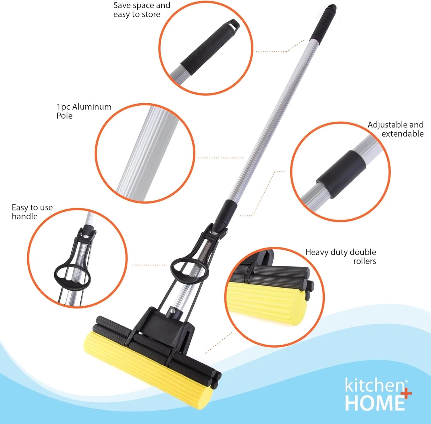 Foamic Sponge Squeezy Mop