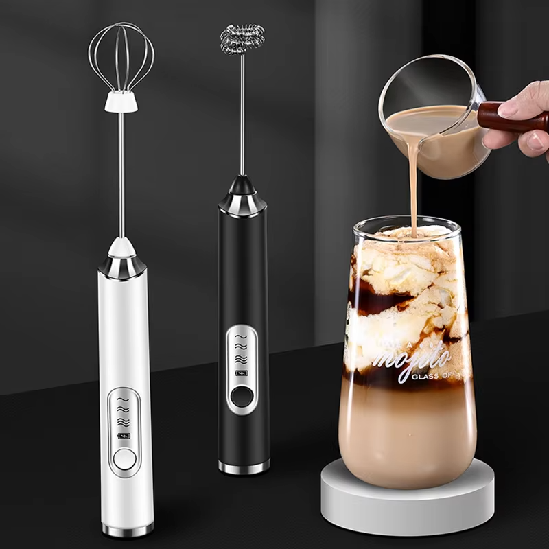 2 In 1 Electric Rechargeable Coffee Beater