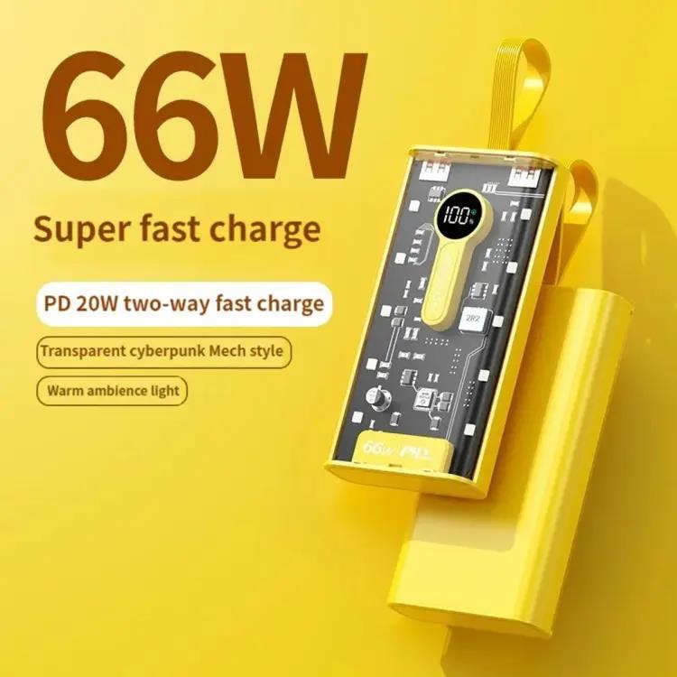 66W Super PD Fast Charge Power Bank 20000mAh