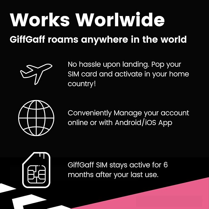 UK Giff Gaff Sim In Pakistan With Life Time Warranty