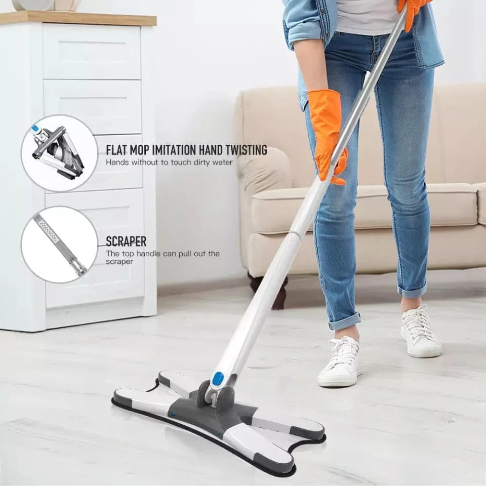 Twisted X-Type Microfiber Mop